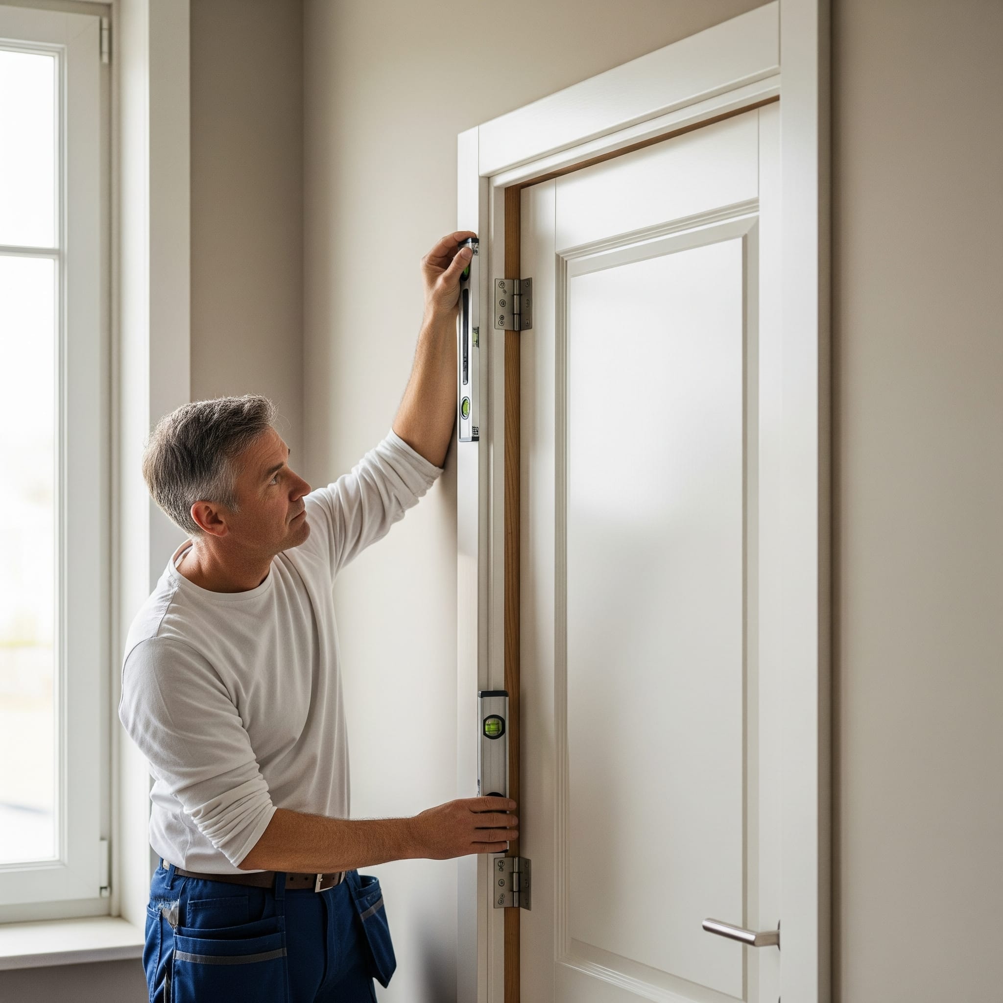 Opdekdeur laten afhangen door Klusbedrijf Henk Oost in Den Helder